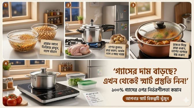 🚨 আবারও বাড়ছে গ্যাসের দাম! পকেট বাঁচাতে এখন থেকেই যে ৪টি স্মার্ট প্রস্তুতি নেওয়া জরুরি